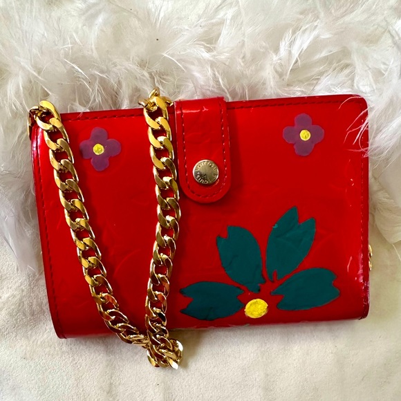 Louis Vuitton Vernis Porte Monnaie Billet Viennois Wallet☝️of a kind & converter - Picture 2 of 16